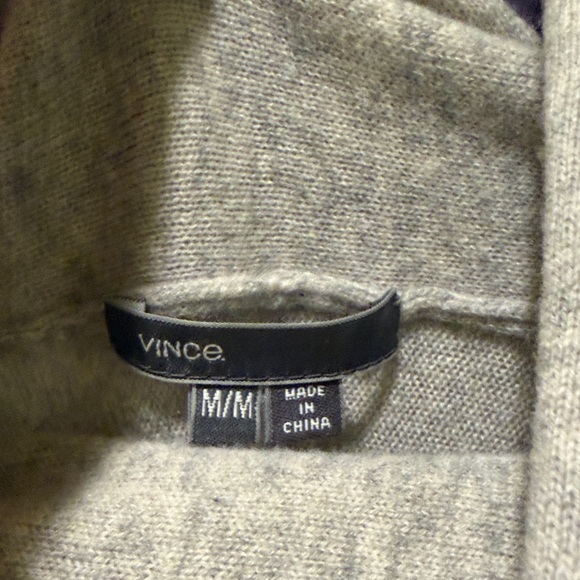 Vince Light Gray Cowl Neck Sweater size M - Picture 2 of 5
